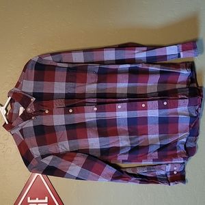 Sonoma button down plaid shirt